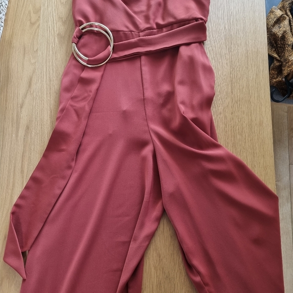 COPY - Size 10, Shona Joy Burnt Orange Jumpsuit - Picture 4 of 6